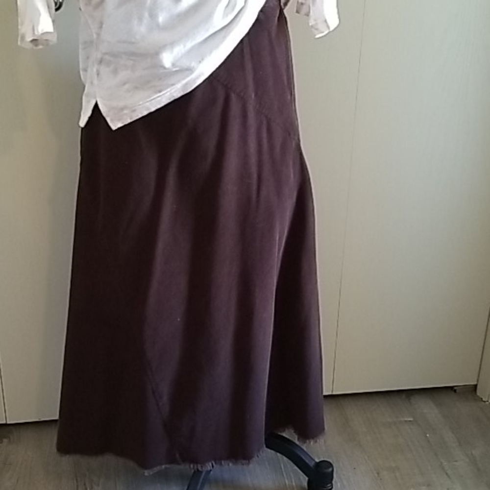 Midi Corduroy Skirt